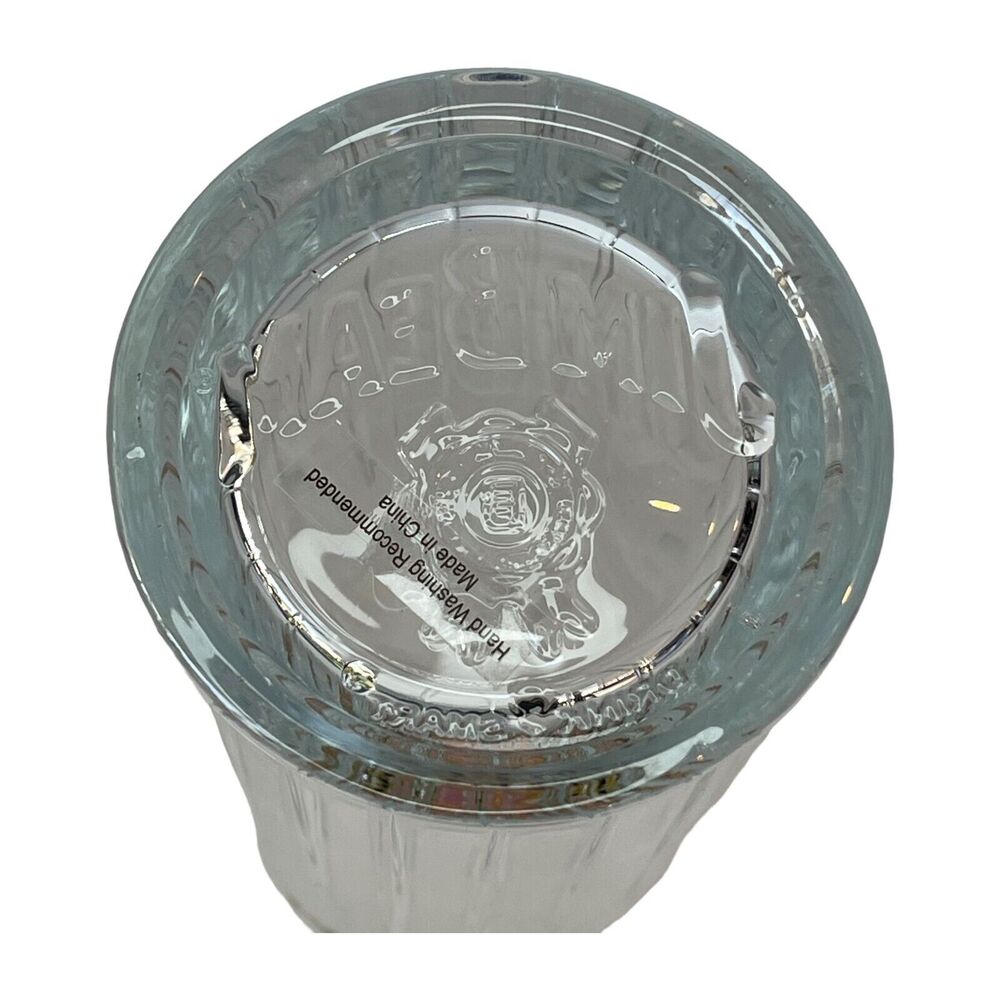 Jim Beam Snowflake Ribbed Highball Glass - Picture 7 of 8
